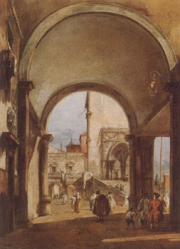 An Architectural Caprice, Francesco Guardi